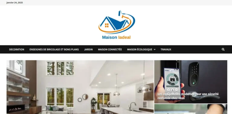 Maisoniadel blog maison capture d'écran