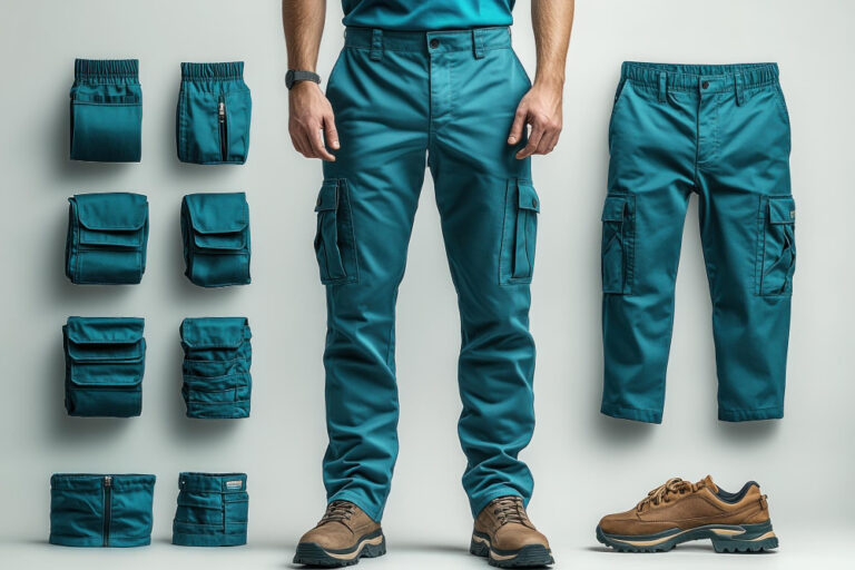 un homme portant un pantalon de travail