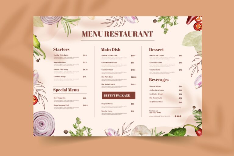 le refuge restaurant menu