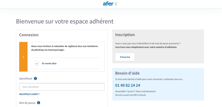 Afer espace client 