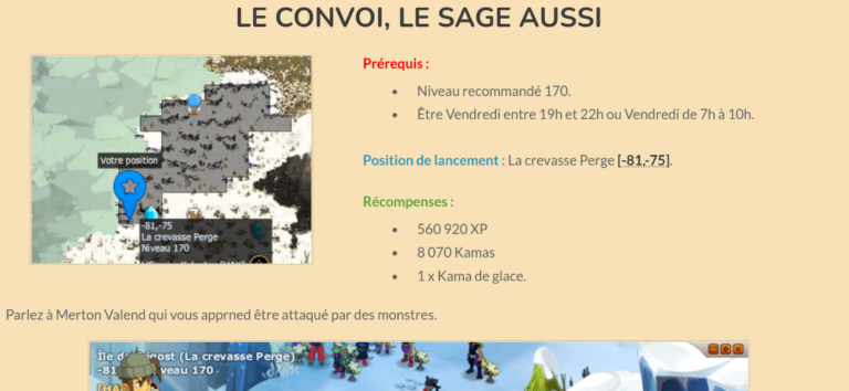 le convoi le sage aussi