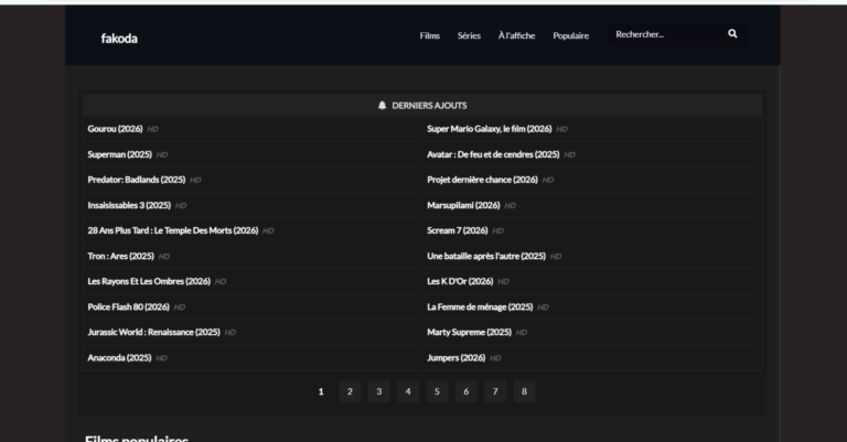 Fakoda : la nouvelle adresse et comment regarder vos séries préférées Fakoda