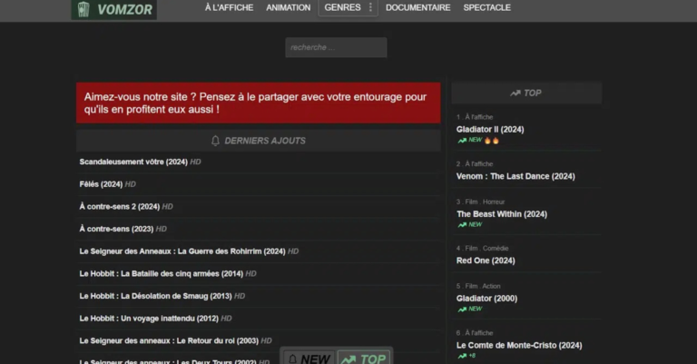 Vomzor : explication complète du site, de son usage et de sa nouvelle adresse Vomzor